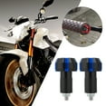thumbnail image 6 of 2Pcs Universal Motorcycle Modification Handle Bar End Balance Plug Hand Grip Accessory (Blue), 6 of 9