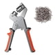 thumbnail image 1 of Alicates para ojales, alicates para ojales magnéticos profesionales, con 100 ojales de 10 mm, kit de alicates para ojales para carteles, lonas, 1 of 4