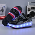 thumbnail image 1 of Emog Nouvelles Chaussures heloo Chaussures de Patinage à Quatre Roues Chaussures pour Garçons Chaussures pour Enfants avec Roues Chaussures de Patinage pour Filles, 1 of 7