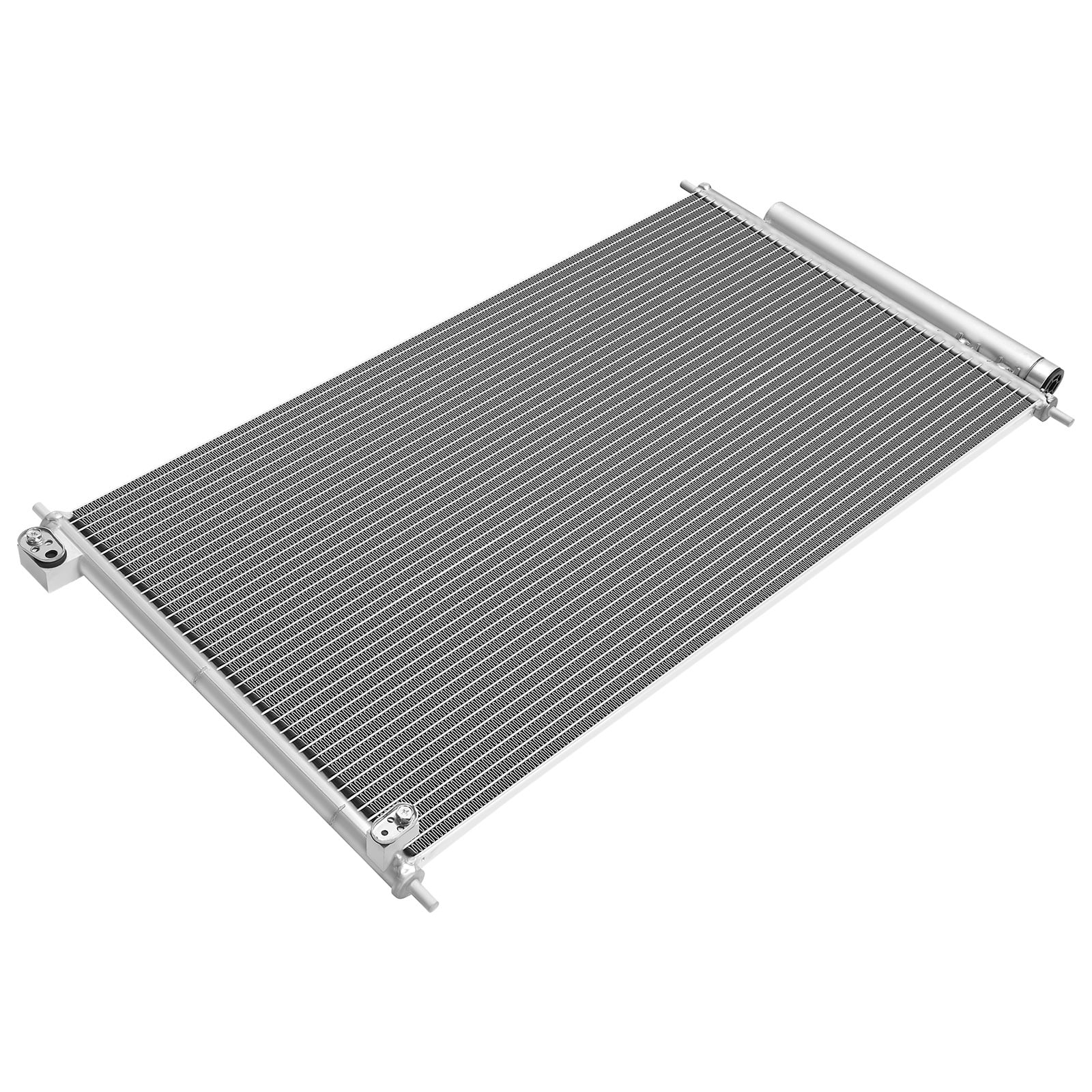 LEDKINGDOMUS AC Condenser Compatible with 2012-2015 Honda Civic L4 1.5L 1.8L 2.4L & 2013-2022 Acura ILX L4 1.5L 2.0L 2.4L, Replacement for OEM# 80110TR0A02, Heavy-Duty Aluminum, Leak Tested