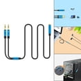 thumbnail image 3 of Divisor de auricures Puerto de auricures al adaptador del Azul Sunnimix Divisor de auriculares, 3 of 7