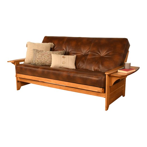 Kodiak Furniture Phoenix Traditional Frame with Saddle Leather Mattress