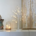 thumbnail image 3 of 2FT 24LT Lighted Birch Tree Battery Powered Timer Warm White LED Artificial Branch Tree for Home Party Festival Wedding Decor, 2FT Table Tree Lamp, 3 of 6