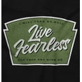 thumbnail image 2 of Live Fearless in God Christian Faith Hoodie Sweatshirt Women Men Brisco Brands S, 2 of 6