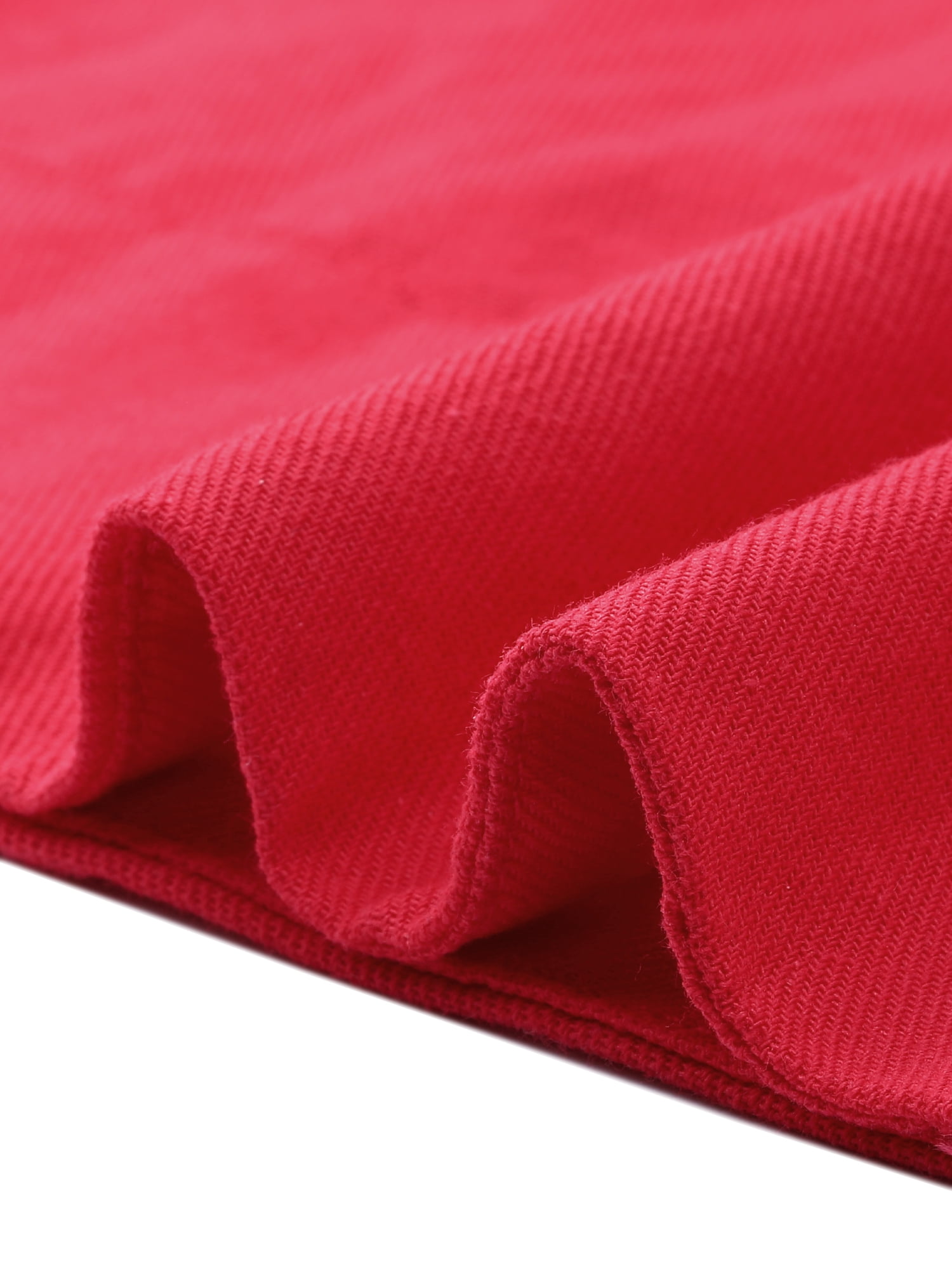 DARING DIVA Women's Wide Leg Jumpsuit Sleeveless Collared Tie Waist Coverall L Red