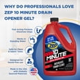 thumbnail image 4 of Zep 10 Minute Drain Opener Gel 1 Gallon (Case of 4) ZHCR128NG - Commercial Strength, Fast Acting and Safe For All Pipes, 4 of 9