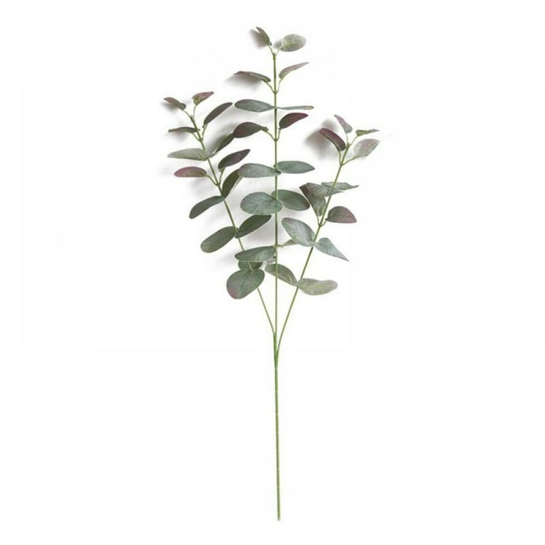 Bulk 12Pcs Artificial Eucalyptus Leaves Stems Branches Real Touch Gree —  Artificialmerch