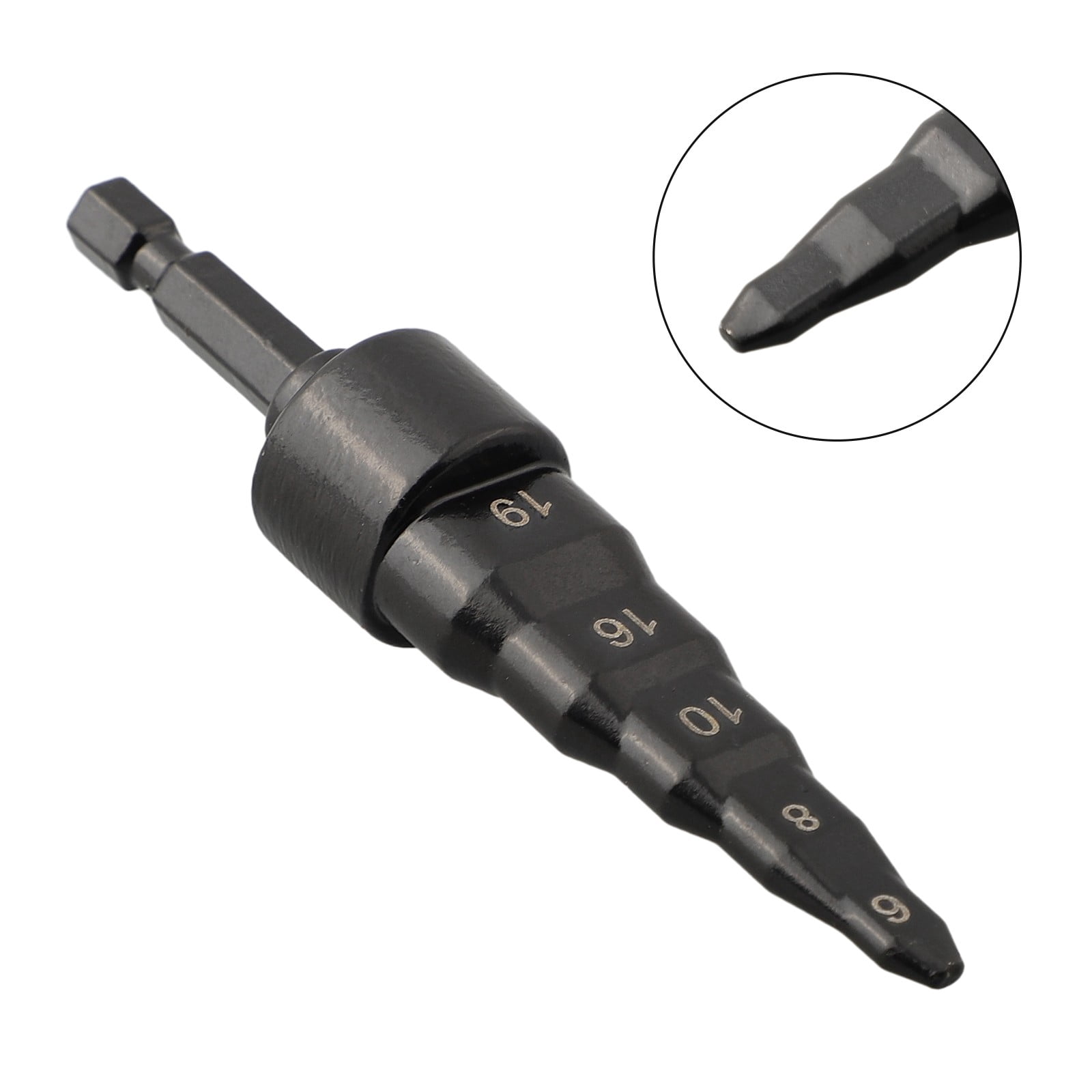 6-Piece HVAC Copper Tube Expander Set - Swaging Tool Bits For 1/4, 3/8, 1/2, 5/8, 3/4, 7/8 Inch Pipes, Drill Attachment