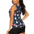 thumbnail image 6 of Rocae Cherry Blossoms for Women's Workout Tank Top Lightweight Sleeveless Fit Tops- Moisture-Wicking, BreathableLarge, 6 of 9