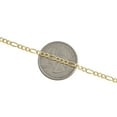 thumbnail image 5 of 14K Yellow Gold 2.80mm Solid Plain Figaro Link Bracelet Lobster Clasp 8 Inch, 5 of 7