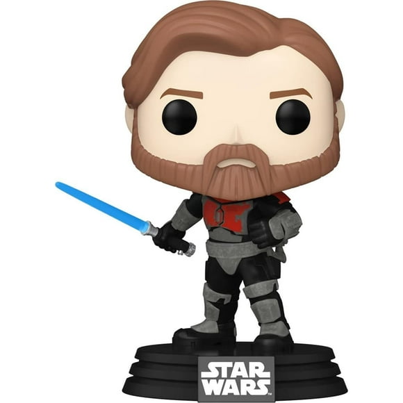 Star Wars: The Clone Wars Obi-Wan Kenobi Mandalorian Armor Funko Pop! Vinyl Figure #599 - Entertainment Earth Exclusive