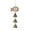 C, variant on Wood Wind Chime With Antique Bronze Bells, Rustic Hanging Ornament For Garden Patio, Hand-Carved Bird Decor, Home Porch Decor, Red Wood Bird