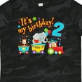 thumbnail image 4 of Inktastic It's My Birthday Circus Train 2nd Birthday Boys or Girls Toddler T-Shirt, 4 of 5
