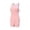 Pink, variant on Xijirk Girls Racerback One-Piece Training Swimsuit Print Contrast Shoulder Design for Lap Swimming & Pool Activities,10-11 Years