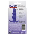 thumbnail image 4 of CalExotics Basic Essentials Rechargeable Vibrating Beaded Probe Anal Sex Toy, Purple, 4 of 6
