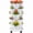 White, variant on Vertical Garden Planter, Self Watering Stackable Planters with Wheels for Strawberries, Herbs, Flowers, Vegetables