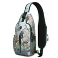 thumbnail image 1 of Kawaii Cute Axolotl Lovers Sling Backpack Featuring Adorable Fantasy Creature Design, Lightweight Crossbody Daypack with Adjustable Strap and Multiple Compartments for Travel, 1 of 5