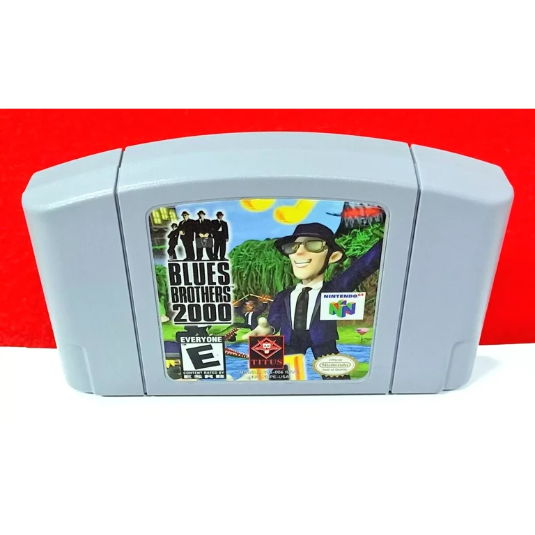 Blues Brothers 2000 Nintendo 64 N64 Gaming Card Tested