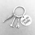 thumbnail image 2 of Fathers Day Gift keychain The Best Commemorative Gift For Fathers Day, 2 of 9