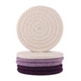 thumbnail image 2 of Algodón Cuerda Taza Almohadilla Delicada Hermosa Práctica Decorativa Duradera Posavasos Mesa De Madera Algodón Tejido Redondo Aislamiento Térmico Taza Almohadilla Estera Bebida Posavasos 6 Piezas sonducket HA025362-02, 2 of 6