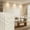 Ivory White, variant on BEAUTYPEAK 4PCS 48"x 24" 3D Wall Decor Wall Panels Faux Stone Siding, Carbon Black