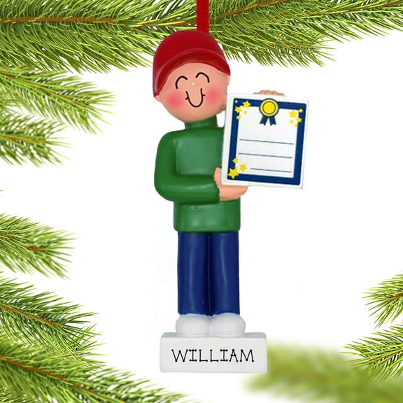 School Award Boy Ornament