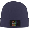 thumbnail image 2 of No One Should Live in A Closet LGBT-Q Gay Pride Proud Ally Beanie Hat Men Women Winter Knit Slouchy Skull Cap Black, 2 of 8
