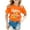 Orange, variant on WOYY Toddler Girls Last Day of School T-Shirt Letter Print Short Sleeve Summer T Shirt