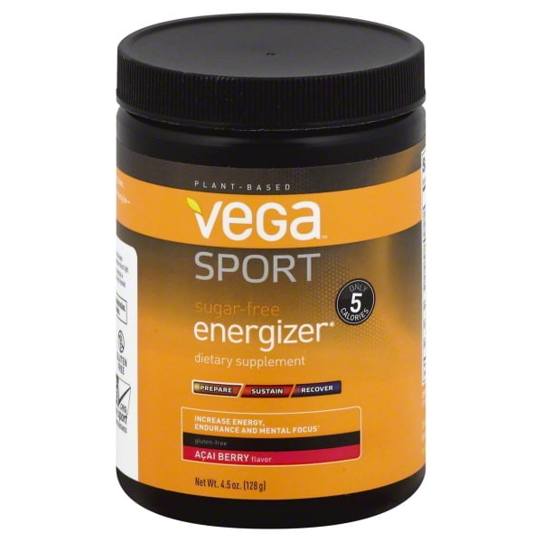 Vega Sport PreWorkout SugarFree Energizer Acai Berry (4.5oz, 40