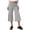 BQR44-Gray, variant on Gaucho Pants For Women Fold Over Wide Leg Cropped Capri Pant 2026 Casual Low Rise Capris Palazzo Stretchy Yoga Bottoms Light pink 2XL