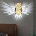 thumbnail image 4 of Lámpara Búho Y Águila Pared LED 3D Animal Funciona Con Pilas, 4 of 9