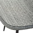 thumbnail image 4 of Afuera Living 36" Square Glass Top Patio Bistro Table in Gray, 4 of 5