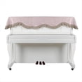 thumbnail image 3 of Velvet Piano Cover for 88-Key Keyboard Dustproof Cloth Piano Accessories Practical Design Blue, 3 of 8