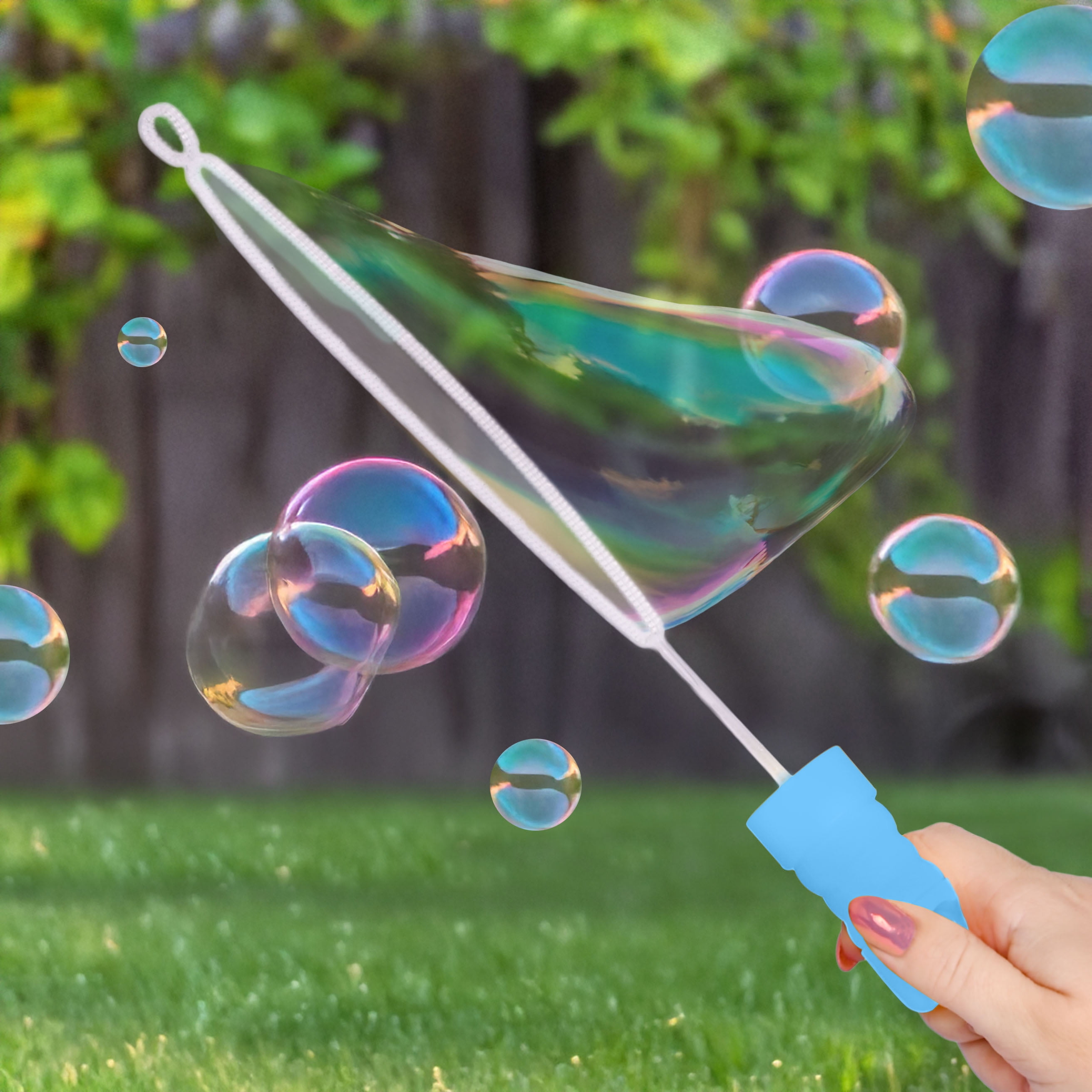 Play Day Blue Bubble Wand 5oz, Single, Children Ages 3 and Up