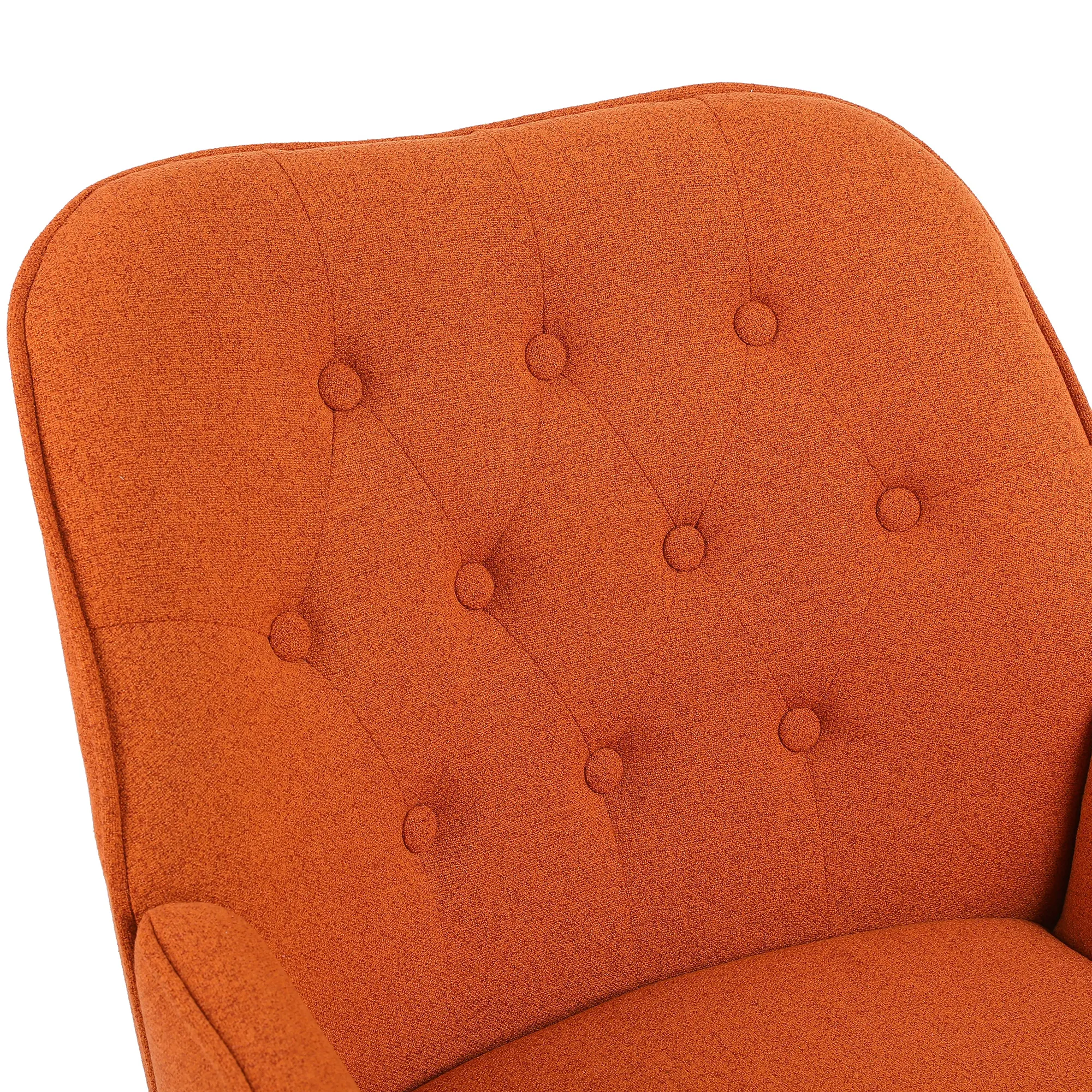 Kadyn 31" Armchair, Single Sofa Chairs for Living Room, Orange Lounge Chair Kadyn 31" Armchair, Single Sofa Chairs for Living Room, Orange Lounge Chair