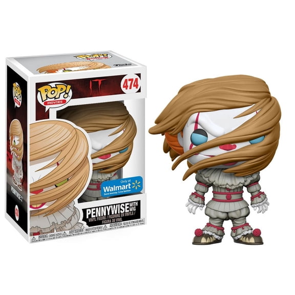 Funko POP! Movies: IT - Pennywise with Wig Walmart Exclusive