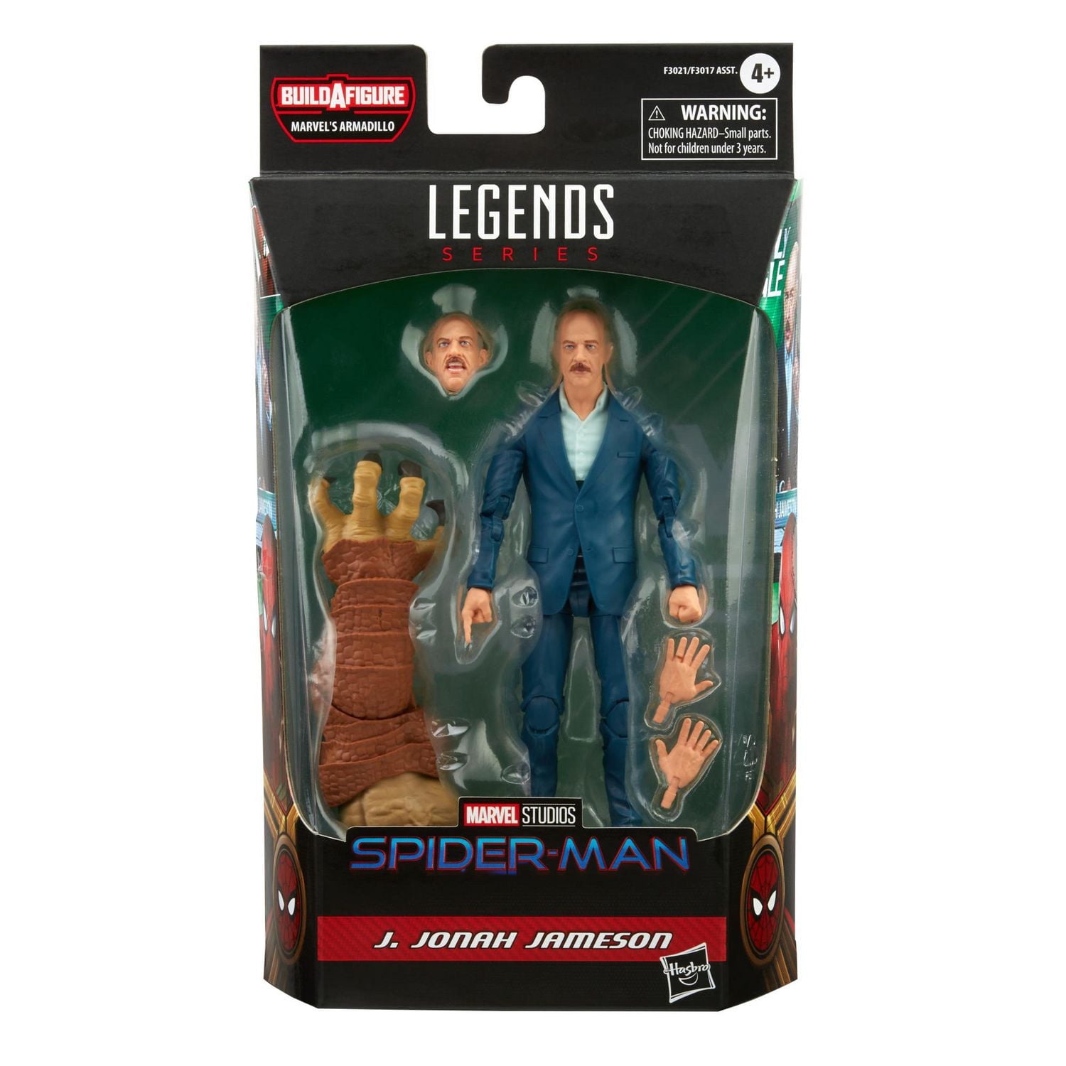 Marvel Legends Series J. Jonah Jameson 6-inch Collectible Action Figure Toy, 3 Accessories and 1 Build-A-Figure Part(s)