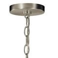 thumbnail image 5 of Traditional Five Light Chandelier-Brushed Nickel Finish-Clear Seeded Glass Color Bailey Street Home 147-Bel-4187348, 5 of 10