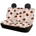 thumbnail image 5 of POLERO Ladybug Daisy Theme Car Seat Covers Back Seat for Dogs, 2 Pieces Back Seat Protectors Non-Slip Stretch Rear Bench Seat Covers, 5 of 7