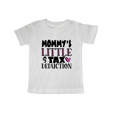 

Inktastic Mommy s Little Tax Deduction Pink Hearts Gift Baby Boy or Baby Girl T-Shirt
