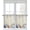 Beige, variant on Orange Pumpkin Tier Curtain 36 Inch Tier for Bathroom for Window Treatment Home Decor Decorative