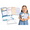Ticket Role Play, variant on 6-Pack Pretend Play Notepads, 4 x 6 Inch Variety Role Play Pads (40 Pages Each) - Playtime Accessories Bundle for Gifts