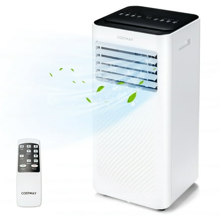 Costway Portable Air Conditioner  6000 BTU (10000BTU ASHRAE) 4-in-1 AC with Cool Fan Humidifier Sleep Mode