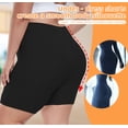 thumbnail image 2 of 2-Pack Assorted Colors Plus Size High-Waisted Seamless Shapewear Shorts with Tummy Control, Firm Shaping & Non-Roll Waist, 2 of 7