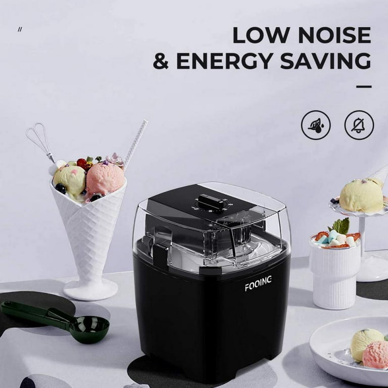 Ice Cream Maker, 1.5-Quart Automatic Yogurt & Ice Cream Machine