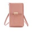 thumbnail image 4 of JVBTVB Women's Small Crossbody Phone Bag Trendy Textured Faux Leather Shoulder Purse with Magnetic Snap Closure Adjustable Strap 7.09in, 4 of 9