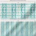 thumbnail image 2 of Soimoi Blue Cotton Voile Fabric Geometric Tie-Dye Fabric Prints By Yard 42 Inch Wide, 2 of 7