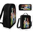 thumbnail image 2 of Bob's Burgers Backpack With Lunch Bag Pencil Bag 3D Printing Cartoon Backpacks Set Casual Daypacks Bag Large Capacity 3 Piece Backpack Set, 2 of 8