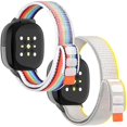 thumbnail image 1 of wonima11 Nylon Bands Compatible with Google Fitbit Ace LTE (2024), 2 Pack Sport Adjustable Breathable Strap， Solo Loop Nylon Replacement Wristband for Kids Fitbit Ace LTE Bands Boys Girls, 1 of 1