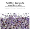 thumbnail image 3 of VogueV Light Amethyst Crushed Stones, Irregular Crystal Pebbles for Top Dressing, Fairy Garden, Vase Filler, Reiki Altar, 1 Bag, 1 Bag of Crushed Crystal Quartz, 3 of 8